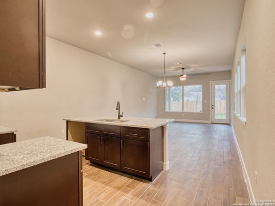 Interior, Pendant Lights, Recessed Lighting, Wood Texture Flooring