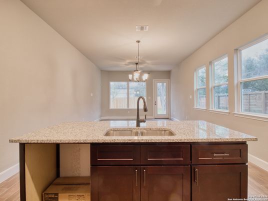 Interior, Kitchen, Pendant Lights, Wood Texture Flooring