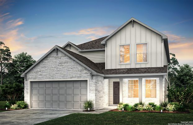Attached, Exterior, Facade, Farmhouse