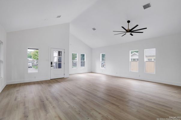 Empty room, Interior, Wood Texture Flooring