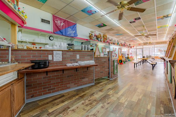 Interior, Stone Walls, Wood Texture Flooring