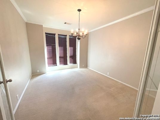 Chandelier, Empty room, Interior