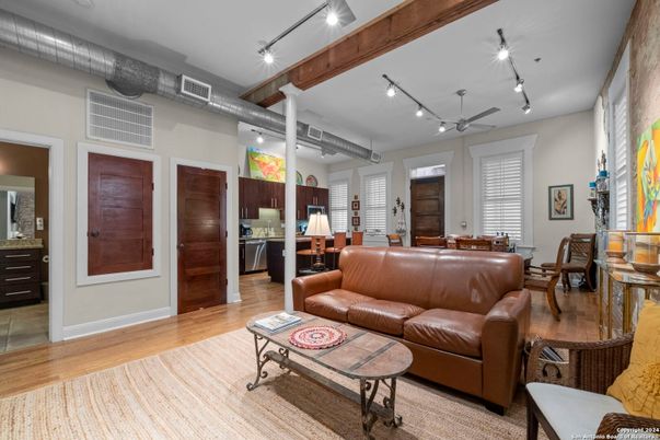 Interior, Kitchen, Living room, Wood Texture Flooring