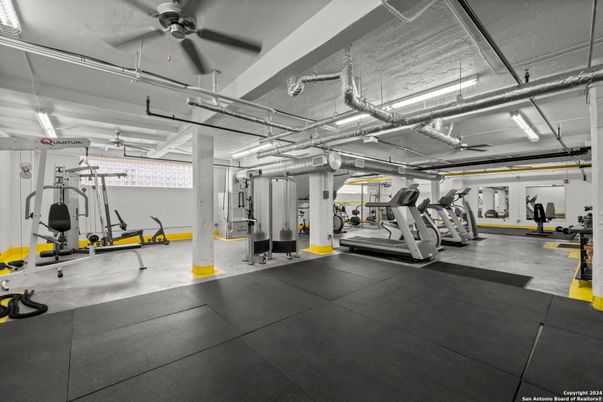 Fitness Equipment, Gym, Interior