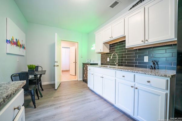 Interior, Kitchen, Wood Texture Flooring