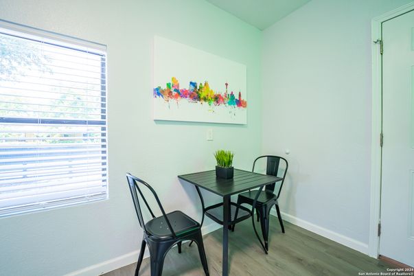 Dining room, Interior, Wood Texture Flooring