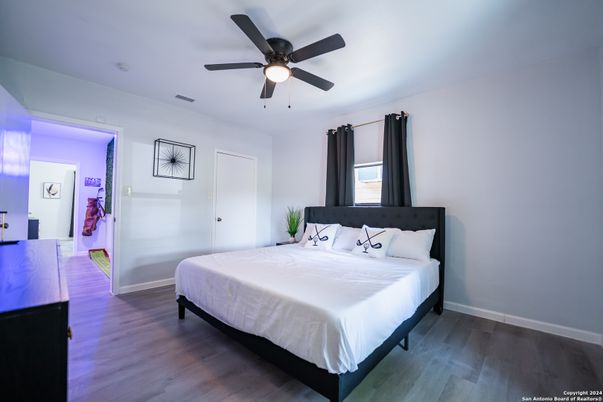 Bedroom, Interior, Wood Texture Flooring