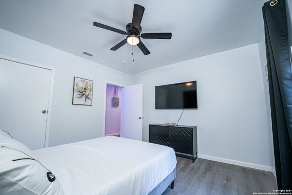Bedroom, Interior, Wood Texture Flooring