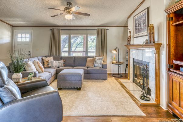 Fireplace, Interior, Living room, Wood Texture Flooring