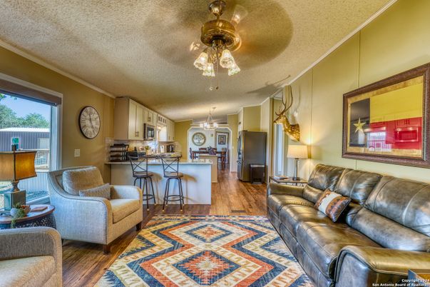 Chandelier, Interior, Kitchen, Living room, Pendant Lights, Wood Texture Flooring