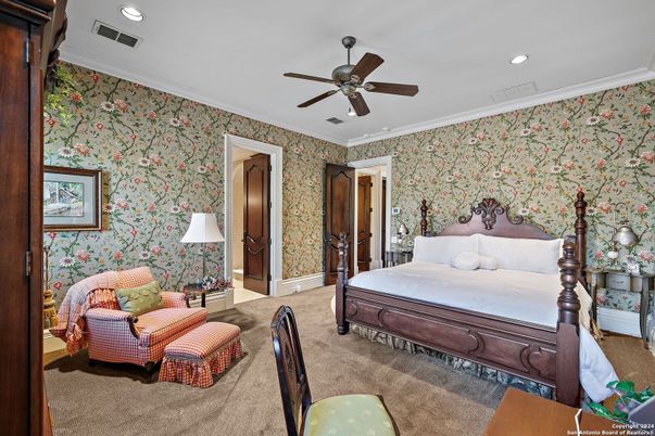 Bedroom, Interior, Recessed Lighting