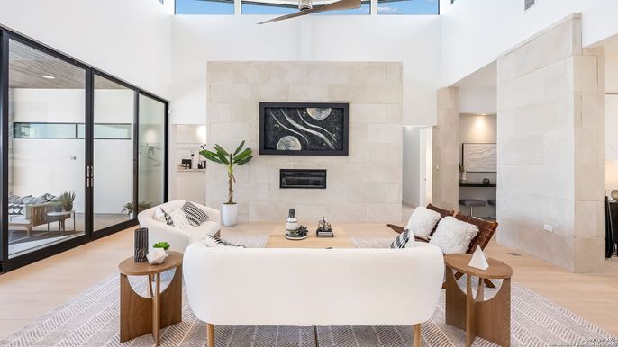 Fireplace, Interior, Living room, Wood Texture Flooring