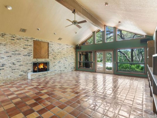 Empty room, Fireplace, Interior, Stone Walls