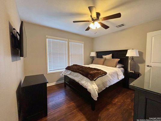 Bedroom, Interior, Wood Texture Flooring