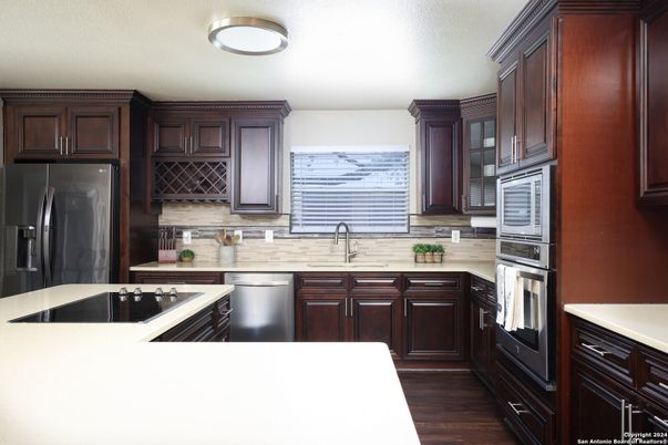 Interior, Kitchen, Wood Texture Flooring