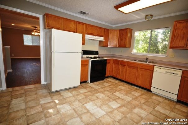 Interior, Kitchen, Wood Texture Flooring
