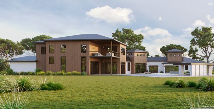 Backyard, Exterior, Facade, Modern