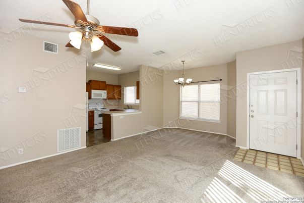 Chandelier, Empty room, Interior, Kitchen