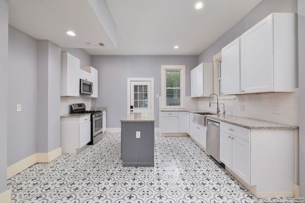 Interior, Kitchen, Recessed Lighting, Stainless Steel Appliances