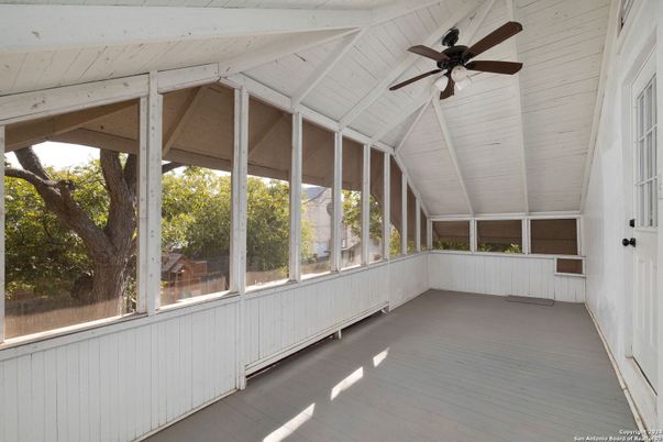 Interior, Sun Room, Wood Texture Flooring