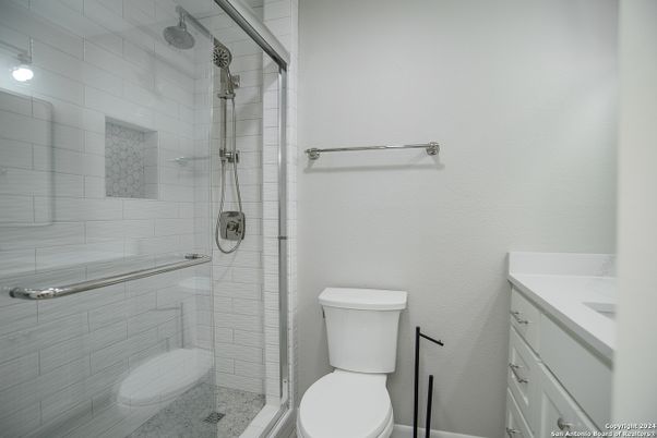 Bathroom, Glass Shower, Interior