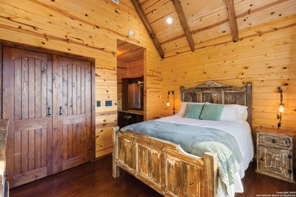 Bedroom, Interior, Wooden Beams, Wooden Ceilings, Wood Texture Flooring, Wooden Walls