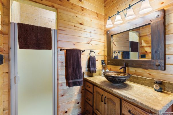 Bathroom, Interior, Wooden Walls