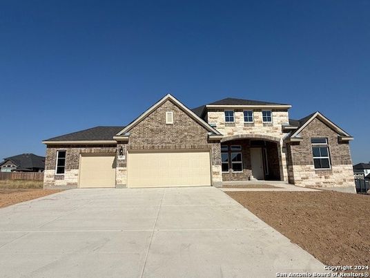 Attached, Exterior, Facade, Brick Traditional