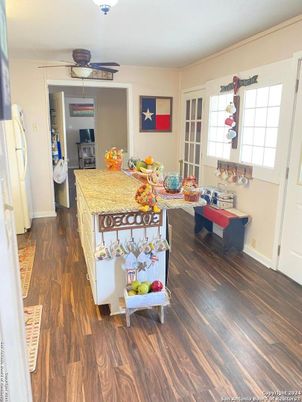 Interior, Kitchen, Wood Texture Flooring