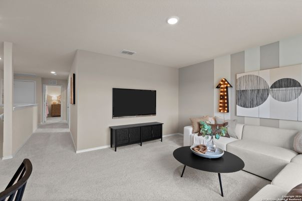 Interior, Living room, Recessed Lighting