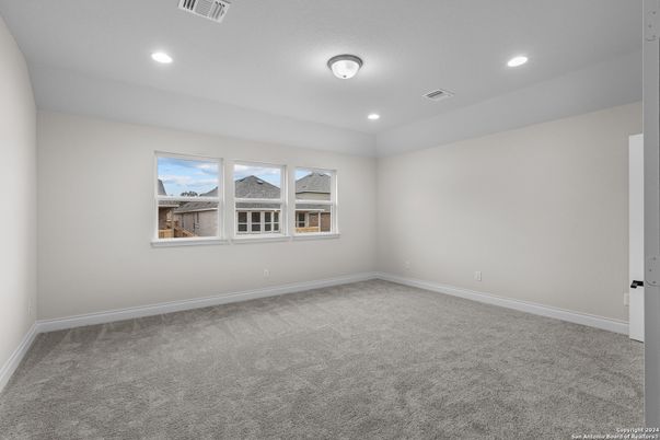 Empty room, Interior, Recessed Lighting