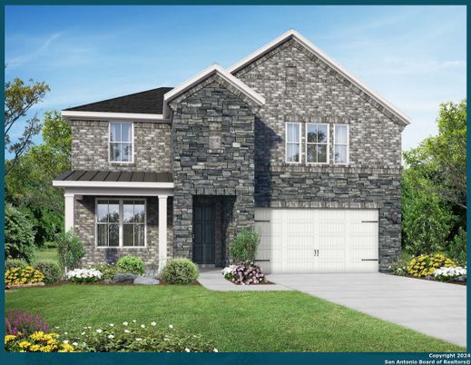 Attached, Exterior, Facade, Brick Traditional
