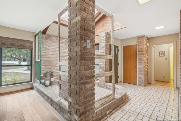 Interior, Recessed Lighting, Stone Walls