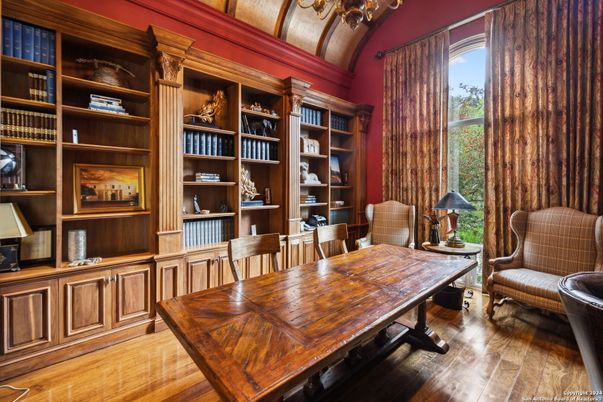 Home Office, Interior, Wood Texture Flooring