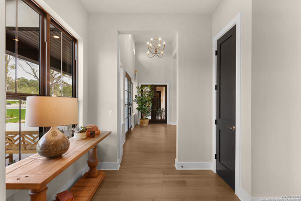 Chandelier, Interior, Wood Texture Flooring
