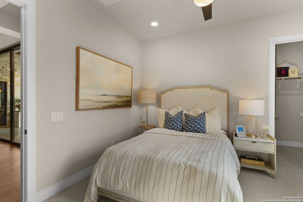 Bedroom, Interior, Recessed Lighting