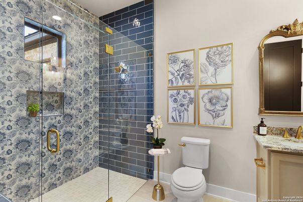 Bathroom, Glass Shower, Interior