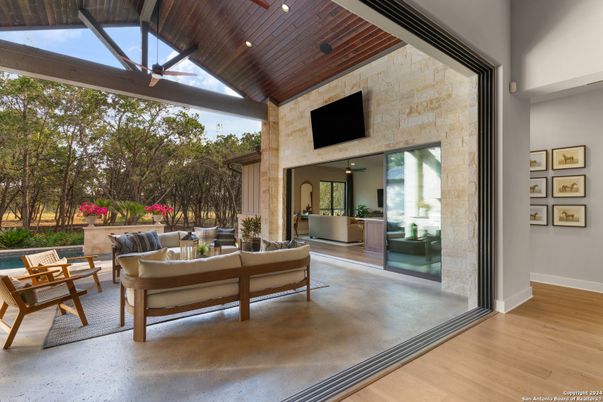 Interior, Living room, Stone Walls, Wooden Ceilings, Wood Texture Flooring