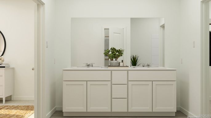 Bathroom, Dual Sink Vanities, Interior