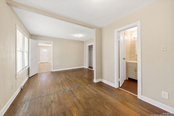 Bathroom, Empty room, Interior, Wood Texture Flooring