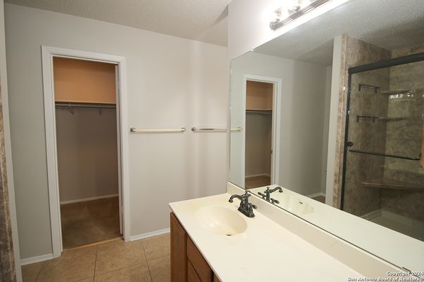 Bathroom, Dual Sink Vanities, Glass Shower, Interior, Walk-in Closets
