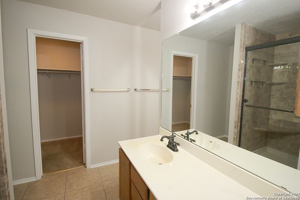 Bathroom, Dual Sink Vanities, Glass Shower, Interior, Walk-in Closets