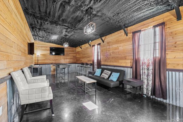 Interior, Pendant Lights, Wooden Walls