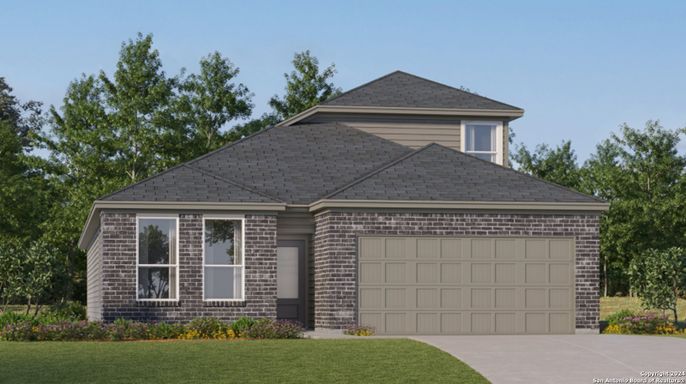 Attached, Exterior, Facade, Brick Facade, Brick Traditional