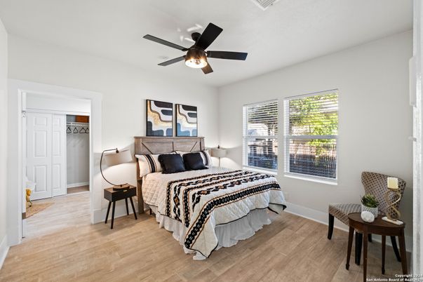 Bedroom, Interior, Wood Texture Flooring