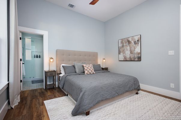 Bedroom, Interior, Wood Texture Flooring
