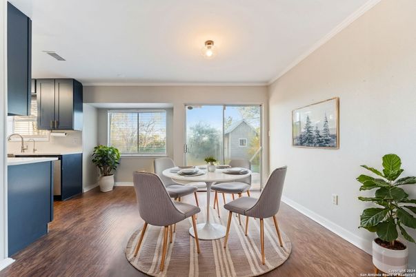 Dining room, Interior, Wood Texture Flooring