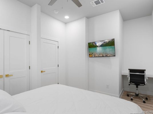 Bedroom, Home Office, Interior, Recessed Lighting