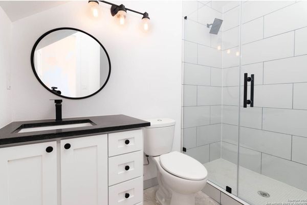Bathroom, Glass Shower, Interior