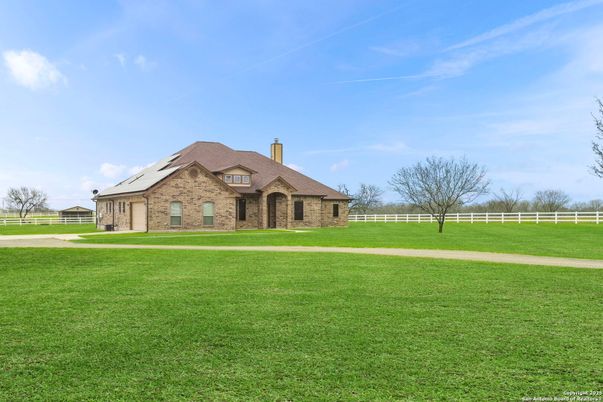 Backyard, Exterior, Facade, Solar Panels, French Provincial